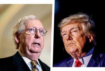 Trump attacks McConnell's wife over jab