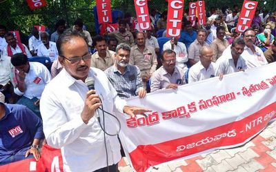 Andhra Pradesh: Trade unions protest against proposed new Labour Codes