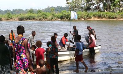 Getting off a drowning island isn't easy