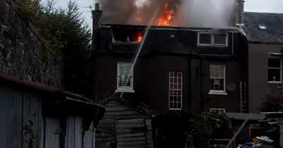 Monday's headlines: Huge fire rips through Scots house and mum almost died after smear test error