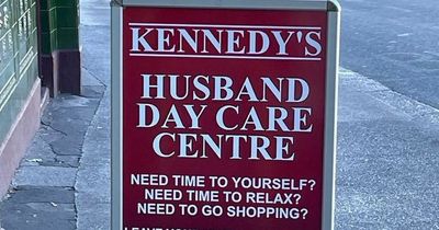 Irish pub offers husband day care service to delight of locals