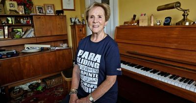 North Belfast woman on 50 years of teaching piano.. and paragliding in her 80s for charity