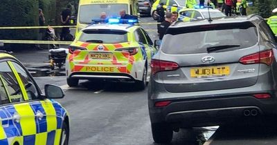 Huge police presence in Bredbury as air ambulance scrambled