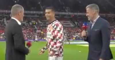 Cristiano Ronaldo's telling comment to Roy Keane as he reacts to Man Utd snub