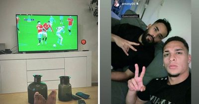 Antony's agent sends Manchester United cryptic transfer message during Liverpool FC fixture