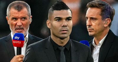Gary Neville disagrees with Roy Keane in warning to Man Utd over Casemiro transfer