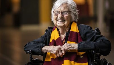 Sister Jean’s message to us all as she turns 103: Don’t worry, be happy