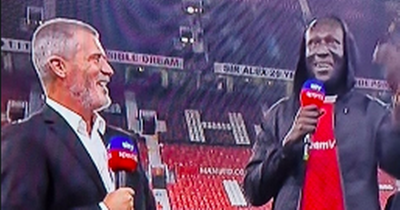 Stormzy gatecrashes Man Utd vs Liverpool coverage with "sick" appearance alongside Roy Keane