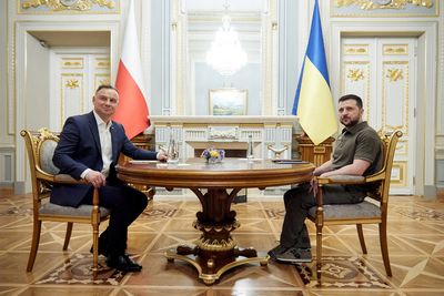 Polish President Duda in Kyiv to discuss more aid for Ukraine
