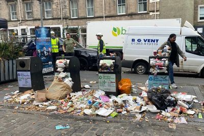 Unions to meet councils as strikes see bins overflowing in Edinburgh