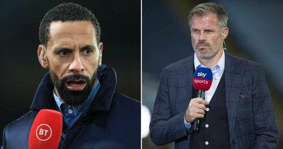 Rio Ferdinand rubs salt into Jamie Carragher's wounds after Cristiano Ronaldo snub