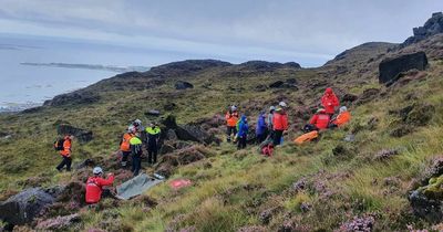 Man 'breaks arm' in mountain bike fall as rescuers attend multiple incidents