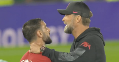 What Bruno Fernandes told Jurgen Klopp at full-time in Manchester United win vs Liverpool