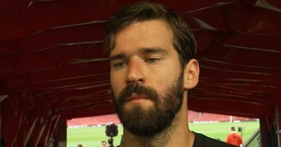 'Teams know the way we play' - Alisson Becker makes Liverpool admission after Manchester United loss