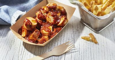 German version of curry and chips is new menu option on-board popular airline