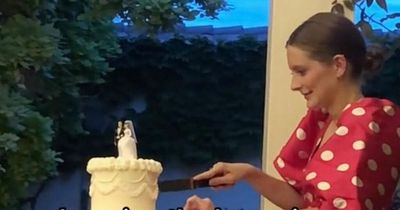 Wedding guest cuts into cake before the bride and groom in mortifying blunder