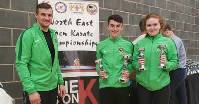 Northern Ireland teens celebrating success at major karate championships