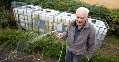 Man who's been storing water in garden since 1976 drought now has 11,000 pints