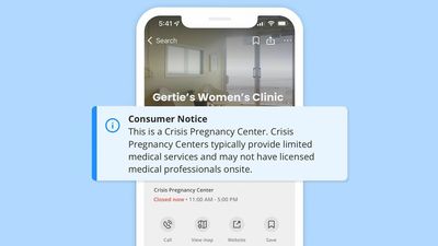 Exclusive: Yelp to flag listings for crisis pregnancy centers