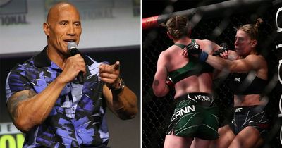 The Rock backs UFC star Molly McCann to win title after borrowing trademark move
