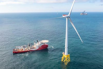 Scotland's biggest offshore wind farm starts producing energy