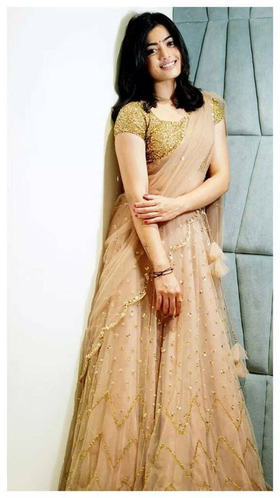 10 Beautiful Ethnic Styles Of Rashmika Mandanna