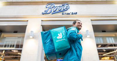 Deliveroo Belfast now offering Boots products delivered to your door