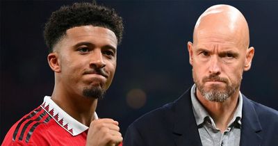 Jadon Sancho hints Man Utd prediction will come true after Erik ten Hag shouted at him