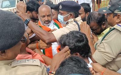 BJP State chief’s attempt to stage deeksha foiled
