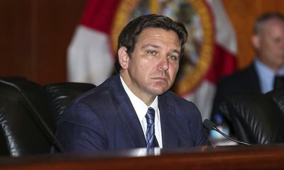 Florida governor Ron DeSantis attacks media in ‘Top Gun’ campaign ad