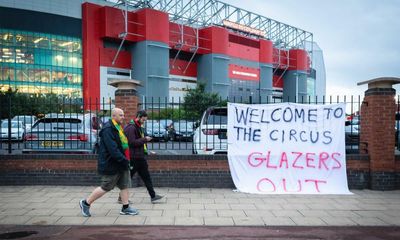 Manchester United spoil protests by winning on weird night at Old Trafford