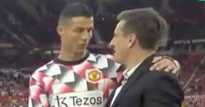 Gary Neville reveals what Cristiano Ronaldo told him pitchside after Piers Morgan claim