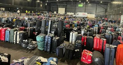 Images show Edinburgh Airport luggage graveyard with hundreds of unclaimed bags