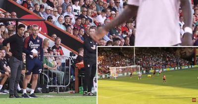 How Mikel Arteta reacted as Gabriel Jesus denied 'clear' Arsenal goal amid Man United decision
