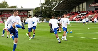Everton suffer another injury blow in warm-up ahead of Fleetwood Town match