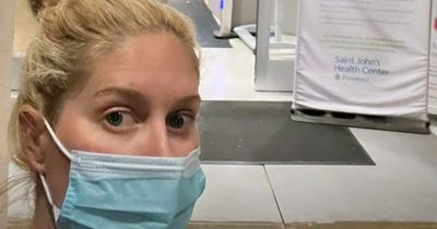 Pregnant Heidi Montag spends 'long night' in hospital over blood clots fears