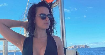 Former Corrie star looks gorgeous as she poses in swimsuit on trip to Ibiza before it all went wrong