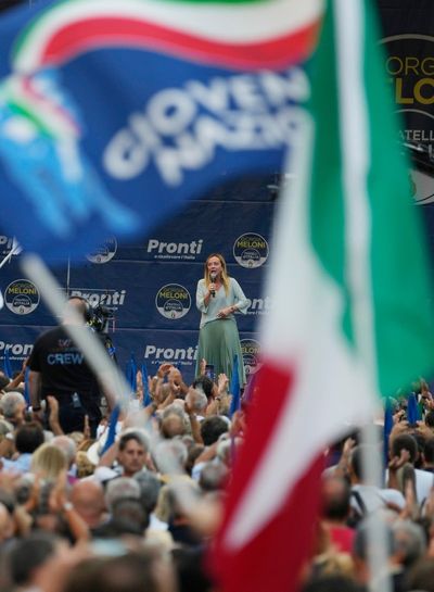 Italy's Meloni slams energy policy as campaign heats up