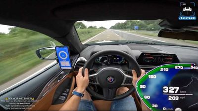 Alpina B8 Gran Coupe Hits 203 MPH Top Speed On Autobahn With Ease