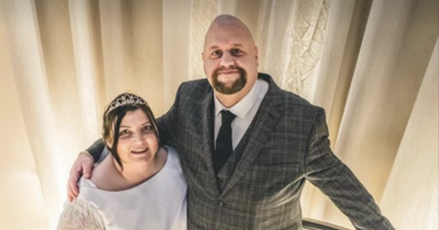 Newlywed man 'taped his eyes shut to sleep' after mystery illness left his face paralysed