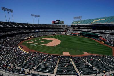 Oakland police investigating couple accused of lewd act in stands during A’s baseball game