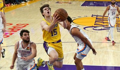 Austin Reaves is penciled in as a starter for the Lakers
