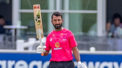 Sports: Cheteshwar Pujara hits 3rd century in One Day Cup against Middlesex, smashes 132 runs in 90 balls