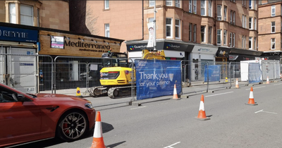 Glasgow emergency sewer repair underway in Shawlands following 'sewer flooding' reports