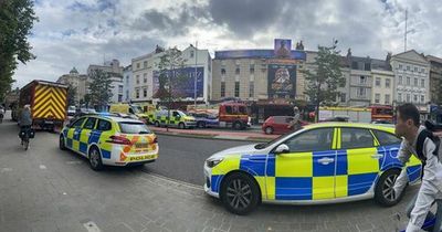 Large emergency services presence outside Bristol Hippodrome