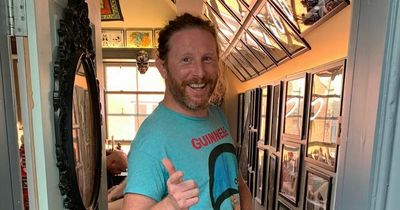 Marty Whelan meets man who his face tattooed on leg after losing bet