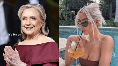 Hillary Clinton Faced Kim K In A Law Quiz It’s Giving Gaslight, Gatekeep And Girlboss