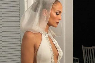 A first look at Jennifer Lopez’s three custom Ralph Lauren wedding dresses