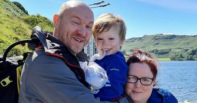 Scots mum's horror as toddler diagnosed with rare cancer after mystery bruises appeared