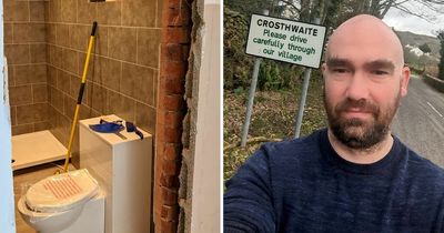 Fuming dad left £10k out of pocket after bungling workmen 'botched bathroom renovations'